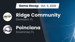 Recap: Ridge Community  vs. Poinciana  2020