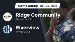 Recap: Ridge Community  vs. Riverview  2020