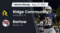 Recap: Ridge Community  vs. Bartow  2021