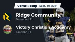Recap: Ridge Community  vs. Victory Christian Academy 2021
