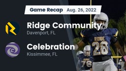 Recap: Ridge Community  vs. Celebration  2022
