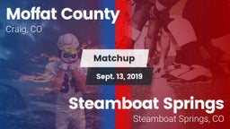 Matchup: Moffat County vs. Steamboat Springs  2019