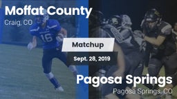 Matchup: Moffat County vs. Pagosa Springs  2019
