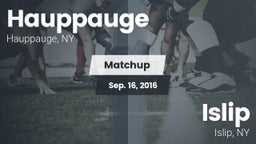 Matchup: Hauppauge vs. Islip  2016