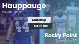 Matchup: Hauppauge vs. Rocky Point  2016