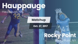 Matchup: Hauppauge vs. Rocky Point  2017