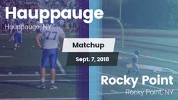 Matchup: Hauppauge vs. Rocky Point  2018