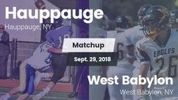 Matchup: Hauppauge vs. West Babylon  2018