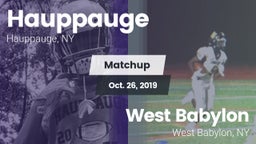 Matchup: Hauppauge vs. West Babylon  2019