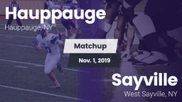 Matchup: Hauppauge vs. Sayville  2019