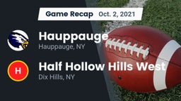 Recap: Hauppauge  vs. Half Hollow Hills West  2021