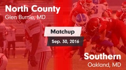 Matchup: North County vs. Southern  2016