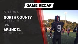 Recap: North County  vs. Arundel  2016