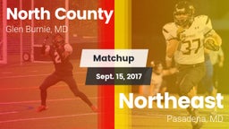 Matchup: North County vs. Northeast  2017