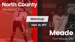 Matchup: North County vs. Meade  2017
