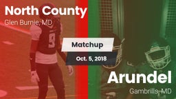 Matchup: North County vs. Arundel  2018