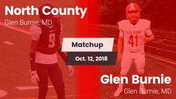 Matchup: North County vs. Glen Burnie  2018