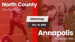 Matchup: North County vs. Annapolis  2018