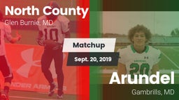 Matchup: North County vs. Arundel  2019