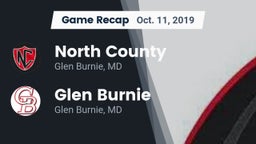 Recap: North County  vs. Glen Burnie  2019
