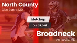 Matchup: North County vs. Broadneck  2019