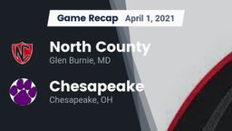 Recap: North County  vs. Chesapeake  2021