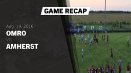 Recap: Omro  vs. Amherst  2016