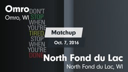 Matchup: Omro vs. North Fond du Lac  2016