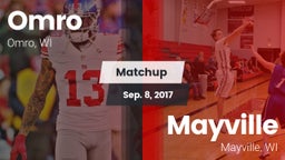 Matchup: Omro vs. Mayville  2017