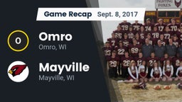 Recap: Omro  vs. Mayville  2017