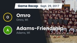 Recap: Omro  vs. Adams-Friendship  2017