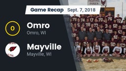 Recap: Omro  vs. Mayville  2018
