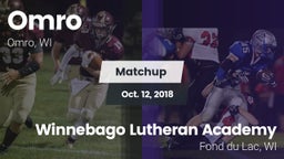 Matchup: Omro vs. Winnebago Lutheran Academy  2018