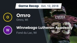 Recap: Omro  vs. Winnebago Lutheran Academy  2018