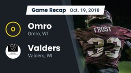 Recap: Omro  vs. Valders  2018