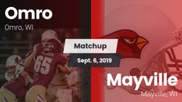 Matchup: Omro vs. Mayville  2019