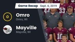 Recap: Omro  vs. Mayville  2019