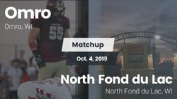 Matchup: Omro vs. North Fond du Lac  2019