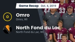 Recap: Omro  vs. North Fond du Lac  2019