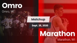 Matchup: Omro vs. Marathon  2020