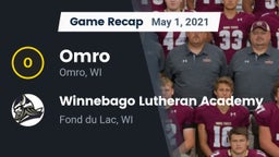 Recap: Omro  vs. Winnebago Lutheran Academy  2021