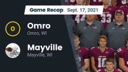 Recap: Omro  vs. Mayville  2021