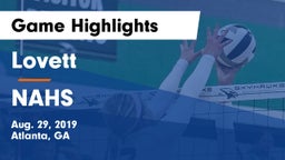 Lovett  vs NAHS Game Highlights - Aug. 29, 2019