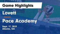 Lovett  vs Pace Academy Game Highlights - Sept. 17, 2019