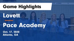 Lovett  vs Pace Academy Game Highlights - Oct. 17, 2020