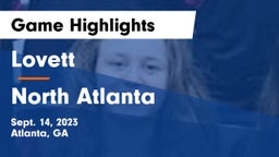 Lovett  vs North Atlanta  Game Highlights - Sept. 14, 2023