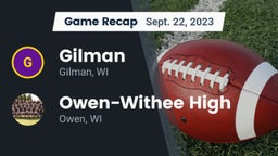 Recap: Gilman  vs. Owen-Withee High 2023