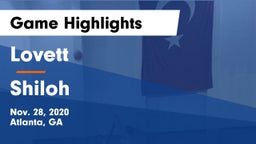 Lovett  vs Shiloh  Game Highlights - Nov. 28, 2020