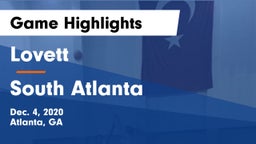 Lovett  vs South Atlanta Game Highlights - Dec. 4, 2020
