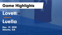 Lovett  vs Luella  Game Highlights - Dec. 19, 2020